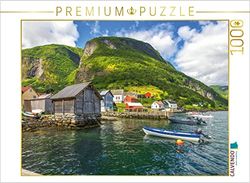 CALVENDO Puzzle Undredal am Aurlandsfjord 1000 Teile Puzzle quer 1000 pieces 64 x 48 cm from JF-Fotografie