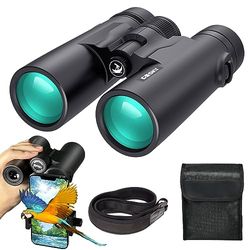 Gosky - Binocolo con prisma a tetto, 10 x 42 per adulti, HD, binocolo professionale per bird watching, viaggi, osservazione delle stelle, caccia, concerti, sport, prisma BAK4, lenti FMC