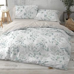 Burrito Blanco | Påslakan i flanell | säng från 150 till 160 cm (+tillgängliga åtgärder) | Design 574 | Turkos (150–160 x 190/200 cm)