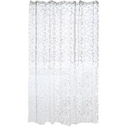 MSV Cortina de Ducha EVA Copenhague 180x200cm Transparente - Anillas Incluidas