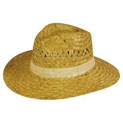 Verdemax Cappello Safari in Paglia Naturale-Accessori Giardinaggio, Multicolore, Unica