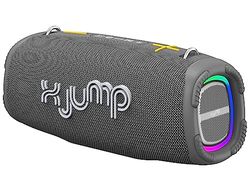 X Jump XJ 200 - Altavoz portátil Amplificado de 90 W, Alto Rendimiento, Bluetooth, función TWS, USB, AUX-IN, micrófono Incorporado, Altavoz Resistente al Agua IPX5, Gris