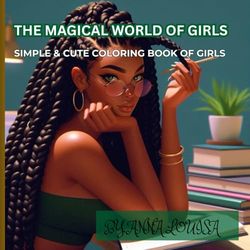 THE MAGICAL WORLD OF GIRLS: SIMPLE & CUTE COLORING BOOK OF GIRLS