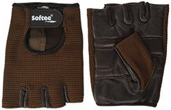 SOFTEE Fitness Guantes de Levantamiento, Unisex Adulto, Marron, XL