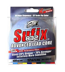 Sufix 658-112 MC Señuelo de Pesca, Unisex, Multicolor, 100 Yard Spool