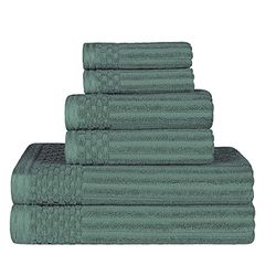 Superior Serviette, Coton, Basilic, Lot de 6 pièces