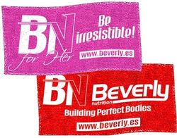 Beverly Nutrition Training Towel-Gym Towel, Adults Unisex, Pink (Pink), One Size