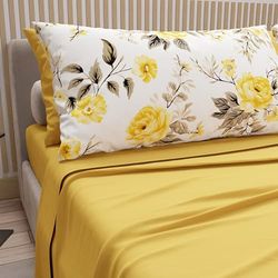 PETTI Artigiani Italiani - Katoenen beddengoed met kussenslopen met digitale print, beddengoed voor tweepersoonsbed, München, 100% Made in Italy