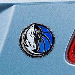 FANMATS NBA - Dallas Mavericks Metal 3D Color Emblem 3"x3"