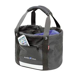 RIXEN&KAUL Rixen & Kaul Comfort Mini mala para guiador, preto, homem, 24 x 23 x 24 cm