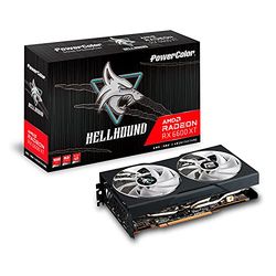 Powercolor Hellhound Radeon RX 6600XT AMD Radeon RX 6600 XT 8 Go GDDR6 Carte Graphique Noir