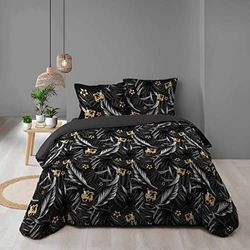 douceur d'intérieur, 3-Piece Bedding Set 260 x 240 cm, 100% Cotton, Parador