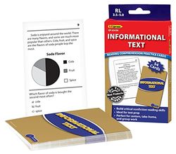 Edupress övningskort för läsförståelse, informationstext, blå nivå (EP63438) medium