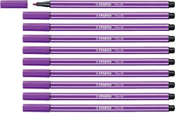 Pennarello Premium - STABILO Pen 68 - Confezione da 10 - Lilla
