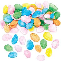 Baker Ross Pastel Craft Shells - Pack of 150, Easter Crafts, Craft for Kids (AX901)