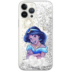 ERT GROUP etui na telefon Apple Iphone 12 PRO MAX, case oryginalny i oficjalnie licencjonowany przez Disney, wzór Jasmine 005, optymalnie dopasowane, z efektem płynnego brokatu