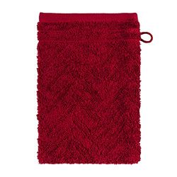 Frottana Elegance Gant de Toilette Rouge Rubis