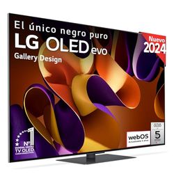 LG OLED65G46LS, 65", OLED EVO* 4K, Serie G4, Smart TV, WebOS24, Procesador a11, Dolby Vision, Dolby Atmos, webOS 24, 3840X2160,TV Gaming, 144 Hz, Negro