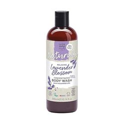 Little Soap Company Naturals Range: Lavender Blossom Body Wash | Natural & Vegan Shower Gel, Perfect for Sensitive Skin | Antibacterial, Calming, Eco-Friendly | Recycled Plastic Packaging | 300ml