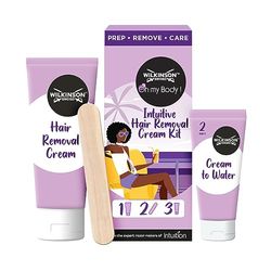 WILKINSON SWORD - Intuition Hair Removal Cream Kit For Women | 3 Step Hair Removal Kit