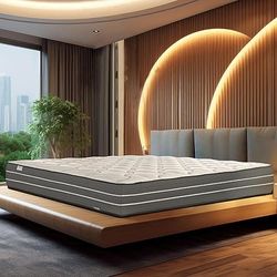 Farmarelax Materasso singolo 90x190, Dual Comfort, altezza 26cm, Memory Foam 6 cm, Doppio Comfort, Ortopedico, ergonomico, Avvolgente, Memo Biocomfort