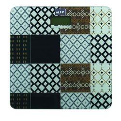 MSV MS3405 Bac de Bain Céramique Occultant Noir 29 x 29 cm