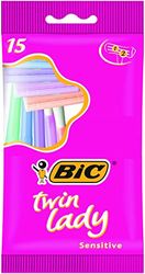 BIC Razors Twin Lady 15 Rasoirs 2 Lames