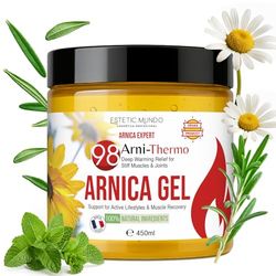 ARNI·CALORACTIF | 98% arnica-gel met natuurlijk en zacht warmte-effect – biologische teelt – regenererend & ontspannend – bij spanningen, rug en stijve gewrichten (450)