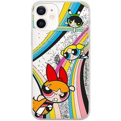 ERT GROUP mobiel telefoonhoesje voor Apple Iphone 12 Mini origineel en officieel erkend The Powerpuff Girls patroon The Powerpuff Girls 020 optimaal, met glitter overloopeffect