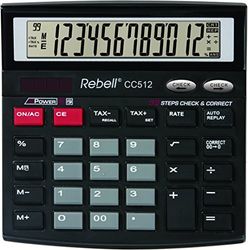 Rebel CC 555 Comprobar los pasos de la calculadora de escritorio