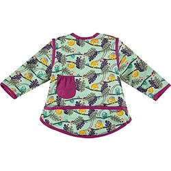 Close Pop-in Waterdichte Baby slabbetjes Lange mouw Bib met Voorvak van 6 tot 18 maanden oud | Machine wasbaar op 40 graden | Sloth Print