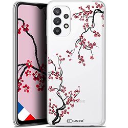 Caseink fodral för Samsung Galaxy A32 5G (6.5) [HD gel tryckt i Frankrike sommar design Sakura kollektion - mjuk - ultratunn]