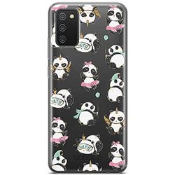 ERT GROUP mobiltelefonfodral för Samsung A02S originalt och officiellt licensierat Babaco mönster Panda 008 optimalt anpassad till formen på mobiltelefonen, gedeeltelijk transparant