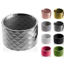 CONCRETTE Bloempot, bloembak, cement-plantenbak, buitenpot van beton, poly No1, Ø 8,5 cm, 17 kleuren