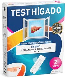ADESTE TEST RÁPIDO HÍGADO – Autotest hígado para la detección de problemas hepáticos. Paquete de 2 tests