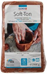 Glorex tonalità Morbida Color Terracotta, 2500 g, 2.500 g, 6 8075 337
