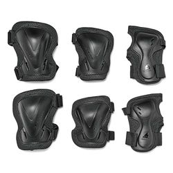 Rollerblade Evo Pro Gear 3 Pack Lot de Protections Adulte Unisexe, Couleur Unie, L