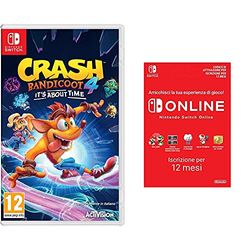 ACTIVISION Crash Bandicoot 4 It's about time Nintendo Switch & Nintendo 365 Giorni Switch Online Membri (Individual) Codice download