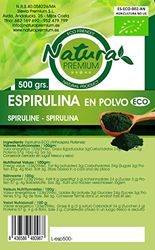 Natura Premium Espirulina En Polvo Bio - 500 gr ECOLOGICO