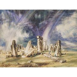 John Constable Stonehenge Grote Muur Art Print Canvas Premium Poster Muurschildering