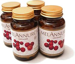 MELANNURCA - 60 CAPSULE - LA MELA DEL CUORE - con vero estratto di mela Annurca alleata della salute dei capelli | genuino naturale 100% alta qualità (Confezione da 4)