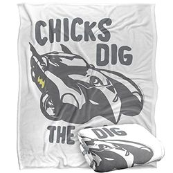 BATMAN Silky Touch Super Soft Throw Blanket 152 x 127 cm