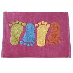 MSV 140501 matta, bomull, motiv: Fot, 80 x 50 x 0,1 cm