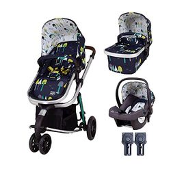 COSATTO Carrito Bebé 3 en 1 Giggle - Carro Bebé Nacimiento hasta 18kg. Cochecito Bebé con Capazo, Silla de Paseo y Silla Coche iSize 0+. Coche Bebé Ligero Fácil de Plegar con Protector Lluvia