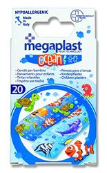 Kit 20 cerotti per bambini misura 6x2 cm, cerotto dermatologicamente testato ipoallergenico, 20 cerotti colorati animati per bambini con garza neutra antiaderenti,cerotto bimbi varie fantasie colorate