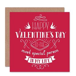 Wee Blue Coo VALENTINE LOVE MOST SPECIAL PERSON NEW ART GREETINGS GIFT CARD