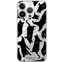 Babaco ERT GROUP mobile phone case for Apple Iphone 13 PRO original and officially Licensed pattern Cats 005 optimally adapted to the mobile phone, with glitter overflow effect