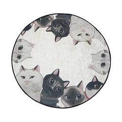 Tapis de bain dix chats