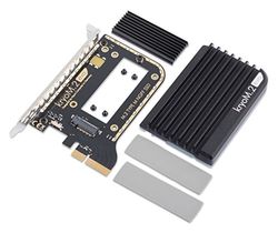 Aqua Computer kryom.2 EVO PCIe 3.0 X4 Adaptador para M.2 NGFF PCIe SSD, M de Key con pasivo Enfriador