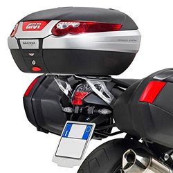 Givi SRA690 Baúl Tirante Aluminio para Monokey Baúl con Aluminio Placa, Carga Máxima 6 Kg